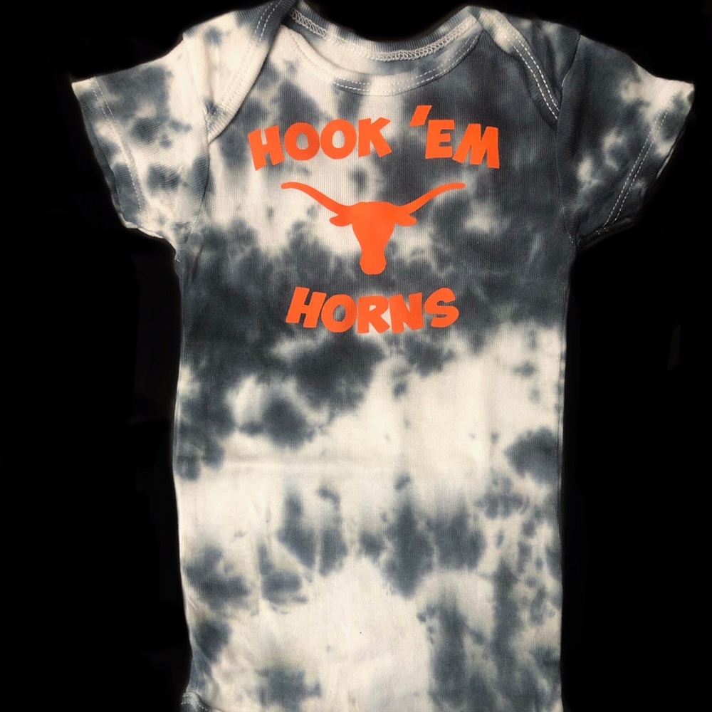 Tie dye onesie. Custom made